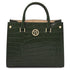 Croque - Croc print leather handbag